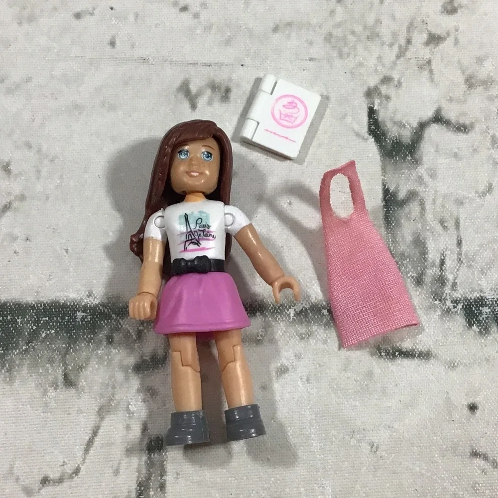 American Girl‎ Mega Bloks Grace's Pastry Cart Replacement Pieces Lot Doll Menu